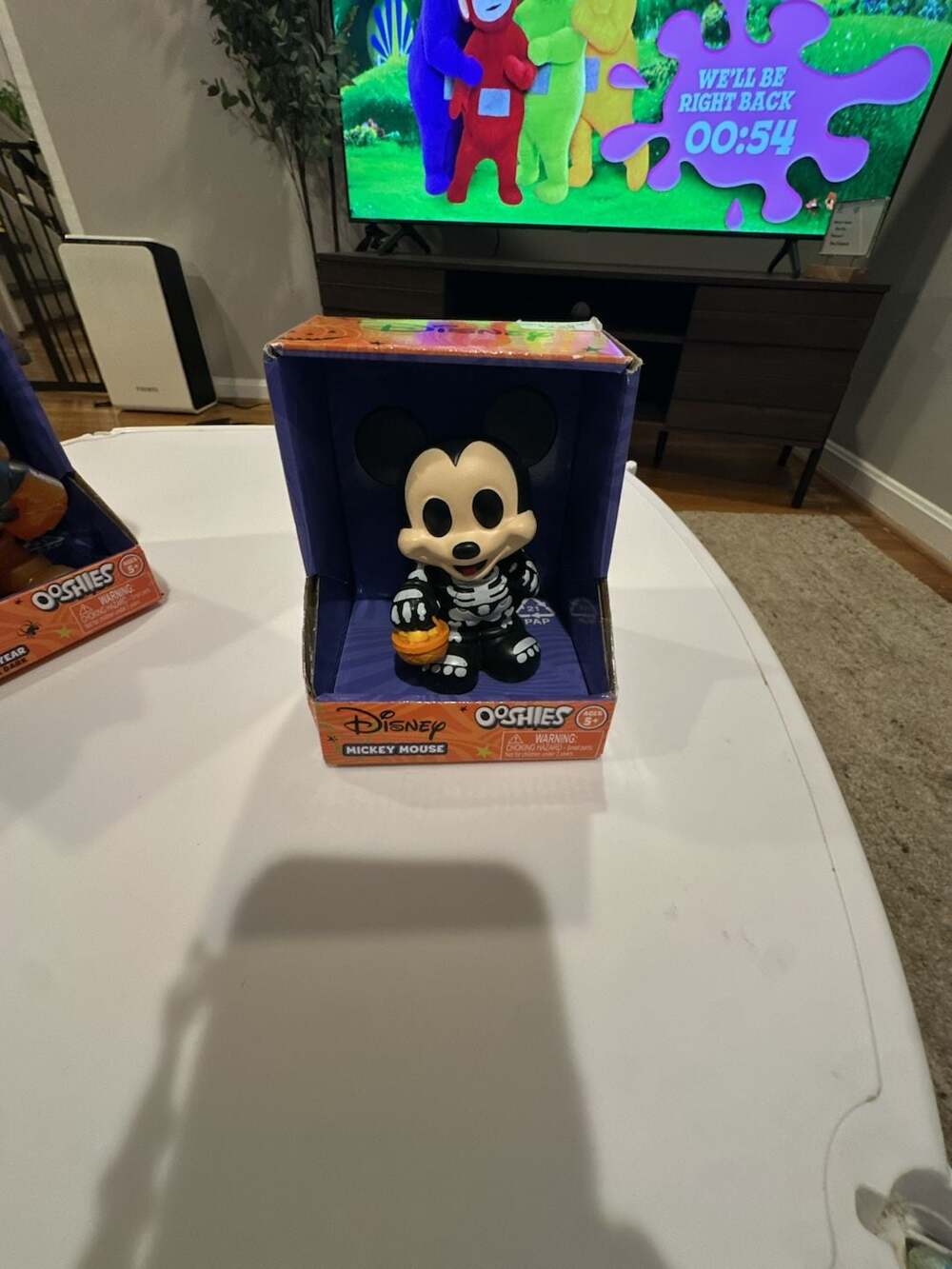 Disney Ooshies Mickey Mouse Skeleton Halloween Figure
